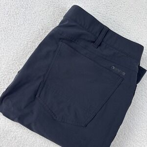 ORVIS Mens 5-Pocket Performance Pants Size 40/30 Black Lightweight Stretch Tech